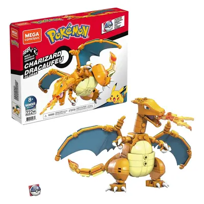 Mega Construx Pokemon 223 Bricks & Pieces 4" Tall New Toy - Charizard