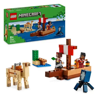 Lego 21259 Minecraft The Pirate Ship Voyage Boat Pirate Figure Playset