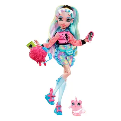 Monster High Doll and Pet Piranha Posable Fashion Doll - Lagoona Blue