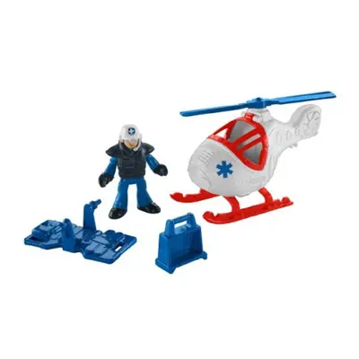 Fisher Price Imaginext Y2795 City Helicopter and Medic Figure Playset Toy