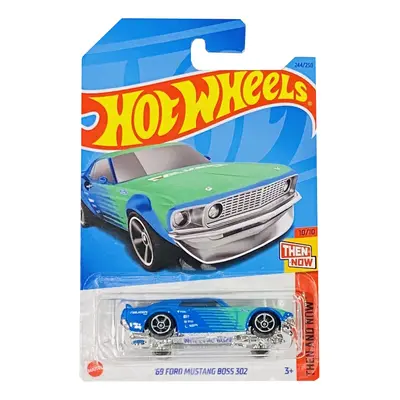 Hot Wheels Die-Cast Vehicle Muscle Mania Ford Mustang Boss 302 1969