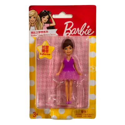 Barbie Mini Make Believe Doll - Ballerina Brunette