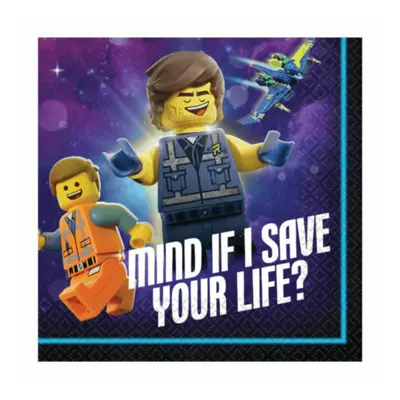 LEGO Movie Party Napkins 16 Pack