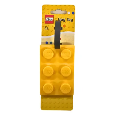 LEGO Brick Luggage Tag - Yellow