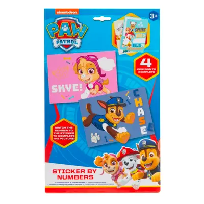 Paw Patrol Sticker by Numbers Pack