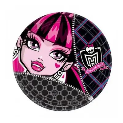 Monster High 8 Paper Plates