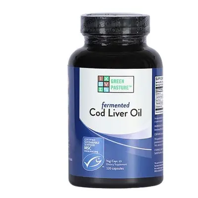 Green Pasture Fermented Cod Liver Oil | 120 Capsules | Single Unit