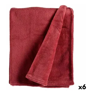 Blanket Dark pink 150 x 0,5 x 200 cm (6 Units)