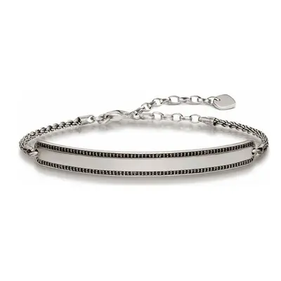 Unisex Bracelet Thomas Sabo LBA0009-643-11 Silver Black 19 cm 15-18 cm