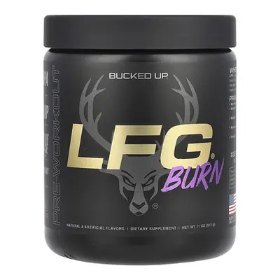 Bucked Up  LFG Burn  Pre-Workout  Razzle Dazzle  11 oz (312 g)