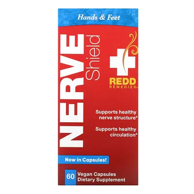 Redd Remedies  Nerve Shield  Hands & Feet  60 Vegan Capsules