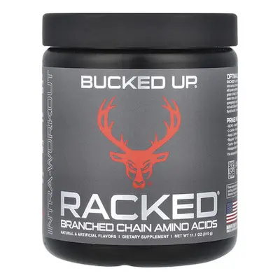 Bucked Up  Racked BCAA  Blood Raz  11.1 oz (315 g)