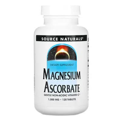 Source Naturals  Magnesium Ascorbate  1 000 mg  120 Tablets