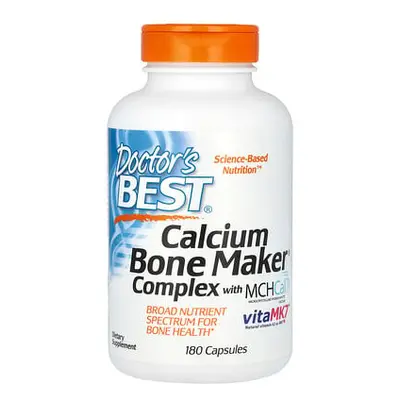 Doctor's Best  Calcium Bone Maker Complex with MCHCal   180 Capsules