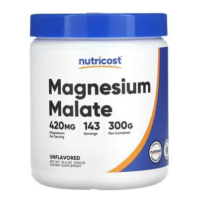 Nutricost  Magnesium Malate  Unflavored  10.6 oz (300 g)