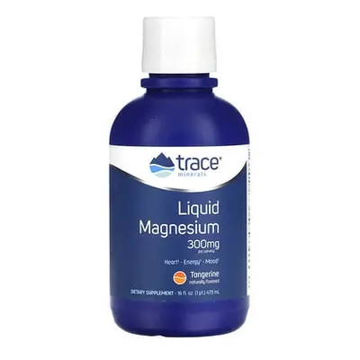 Trace Minerals ®  Liquid Magnesium  Tangerine  300 mg  16 fl oz (473 ml)