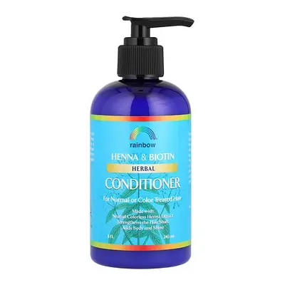 Rainbow Research  Henna & Biotin Herbal Conditioner  For Normal or Color Treated Hair   8 fl oz 