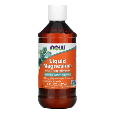 NOW Foods  Liquid Magnesium with Trace Minerals  8 fl oz (237 ml)