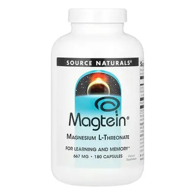 Source Naturals  Magtein®  Magnesium L-Threonate  180 Capsules