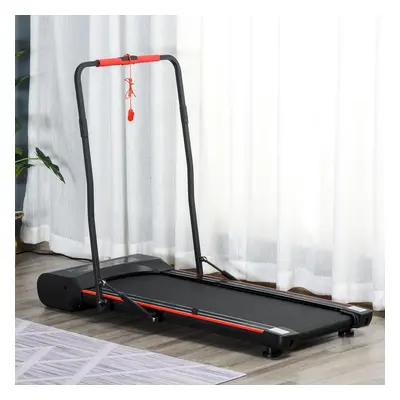 Homcom Foldable Walking Machine Treadmill 1-6km/h With Led Display & Remote Control Exercise Fit