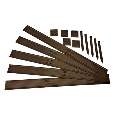 Swift Edge Garden Edging - 6m Pack - Brown