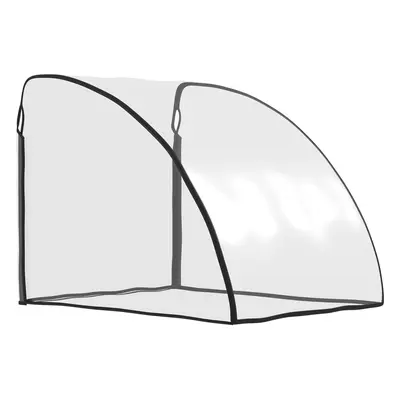 Homcom Baby Bike Trailer Cover, Anti Dust Rain Snow, Cold Wind, 76 X 61 X 61 Cm