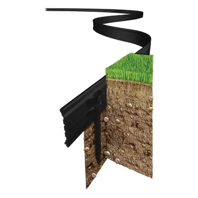 Swift Edge Garden Edging - 18m Pack - Black