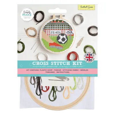 Simply Make Cross Stitch Kit Football Game