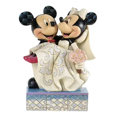 Disney Traditions by Jim Shore Congratulations Mickey and Minnie Mouse Figurine