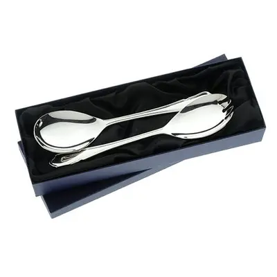 Arthur Price of England Sovereign Silver Plate Salad Servers Dubarry