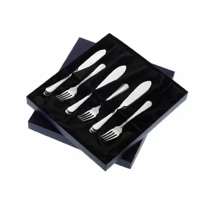 Arthur Price of England Britannia Sovereign Stainless Steel Set of 6 Pairs Of Fish Eaters