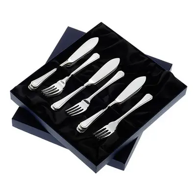 Arthur Price of England Grecian Sovereign Stainless Steel Set of 6 Pairs Of Fish Eaters