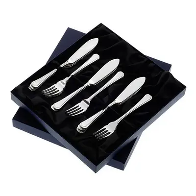 Arthur Price of England Grecian Sovereign Silver Plate Set of 8 Pairs Of Fish Eaters
