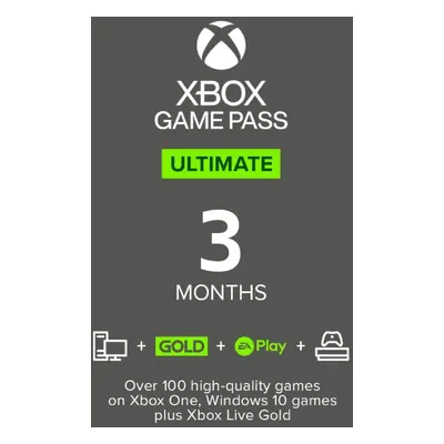 3 Month Xbox Game Pass Ultimate Xbox One / PC (EU & UK)