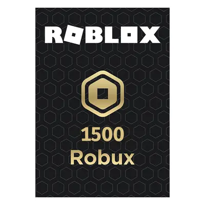 Roblox Gift Card - 1500 Robux