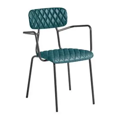 Zap KARA Armchair Diamond Stitched - Vintage Teal ZA.151250C