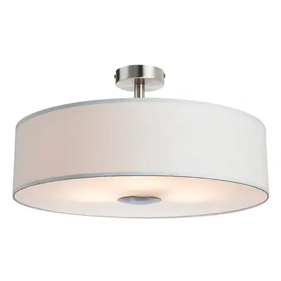 Firstlight Madison Contemporary Style 3-Light Semi-Flush Ceiling Light Cream