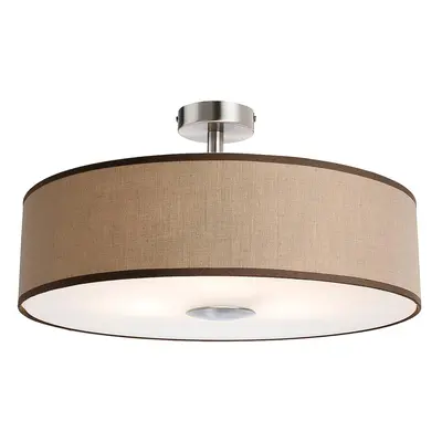 Firstlight Madison Contemporary Style 3-Light Semi-Flush Ceiling Light Taupe