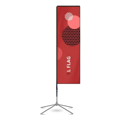 L-Flag Indoor Banner - Buy Custom Printed Flags for Advertising & Promotion