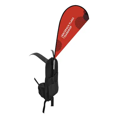 Backpack Flags - Teardrop By Bannerbuzz - Buy Custom Printed Flags for Advertising & Promotion