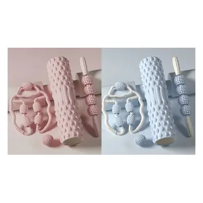 Foam Roller Muscle Massage Set - 2 Colours, 2 Sizes