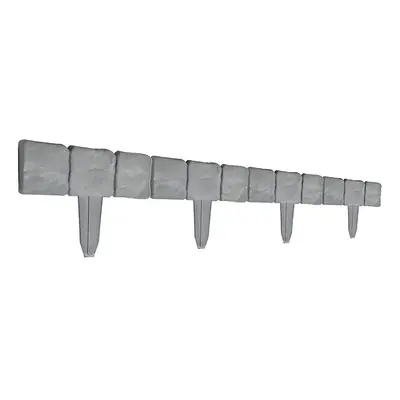 Grey Cobbled Stone Effect Garden Edging - Up to 80-Pieces
