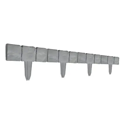 Grey Cobbled Stone Effect Garden Edging - Up to 80-Pieces
