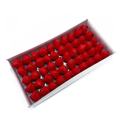 Craft Soap Flower - Med Tulip - Red - Per case: 10 Piece