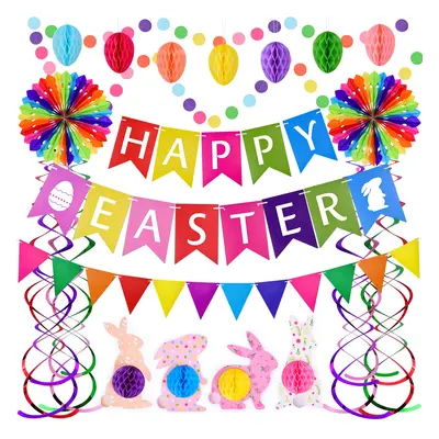 Easter Decorations Home Spring Decor : Happy Easter Banner, Easter
