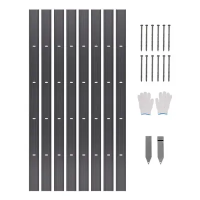 VEVOR Metal Landscape Edging 8Packs 72in Rust-Resistant Bendable for Yard Garden