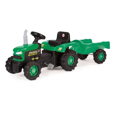 Dolu Ride On Pedal Tractor & Trailer - Green