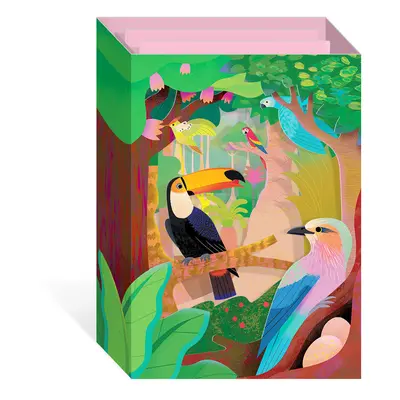 Birds Of The Amazon Pop Up Greeting Card