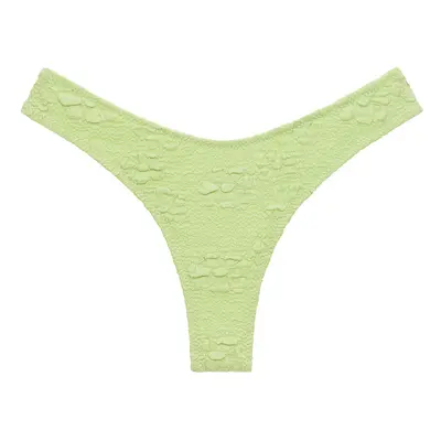 Women's Green Avo Floral Lulu Zig-Zag Stitch Bikini Bottom | 3Xl | Montce Swim