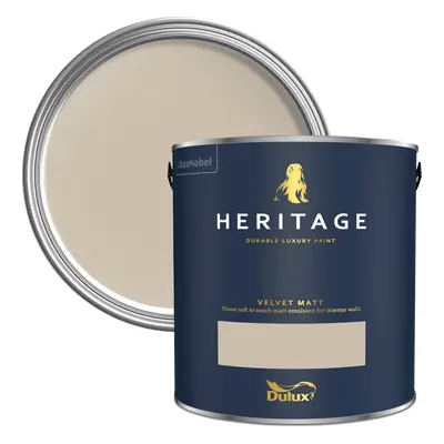 Dulux Heritage Velvet Matt Paint 2.5L, Rope Ladder, High Quality Matt Emulsion Paint